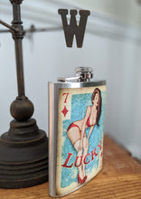 Load image into Gallery viewer, Seven of Diamonds Lucky Flask