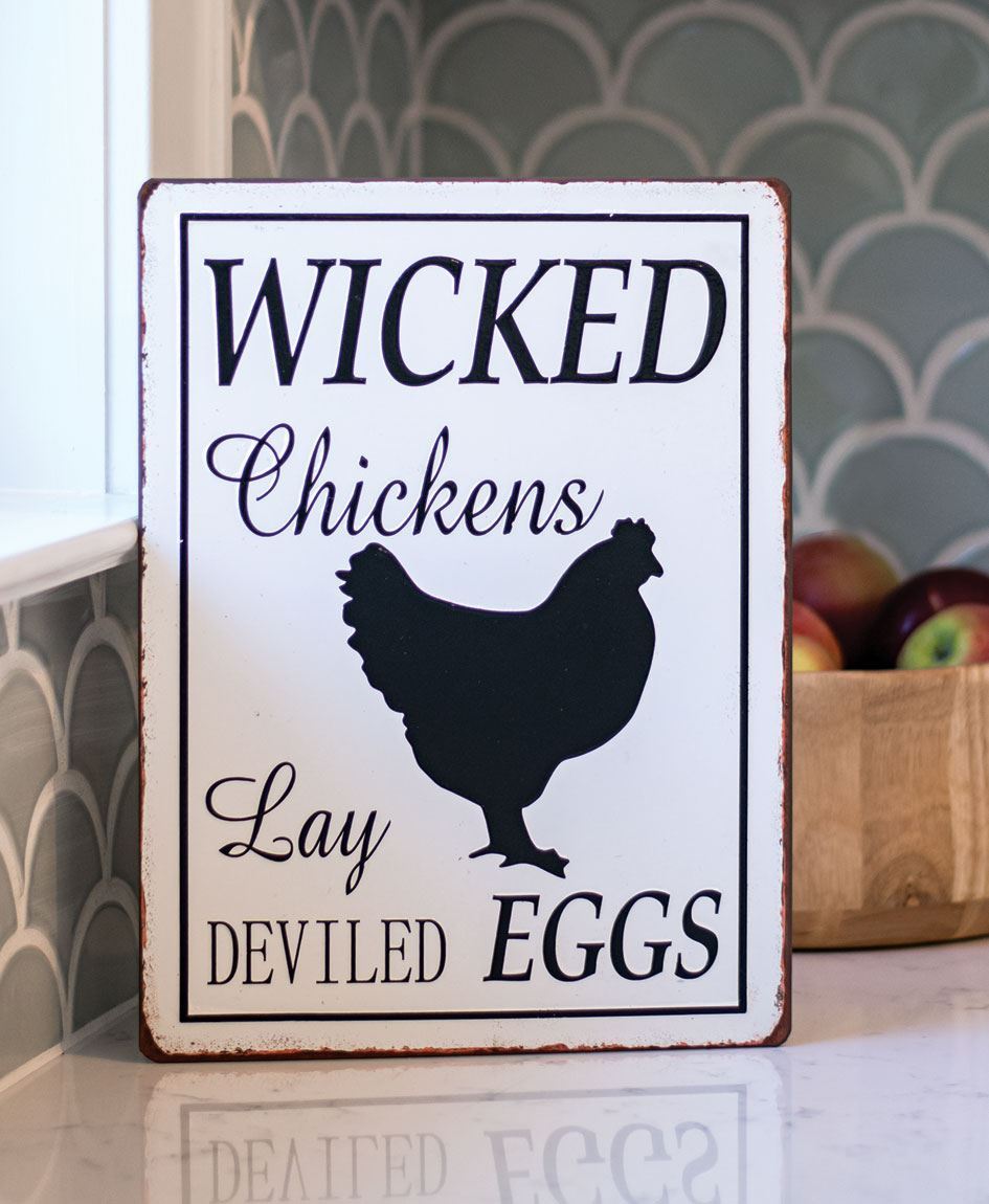 Wicked Chickens Plaque
