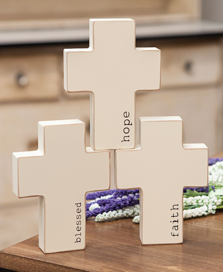 Inspirational Chunky Cross, 3 Assorted