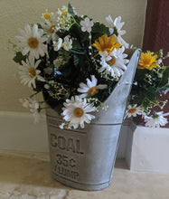 Load image into Gallery viewer, Coal Bucket with Wooden Handles
