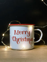 Load image into Gallery viewer, Merry Christmas Tin Mug
