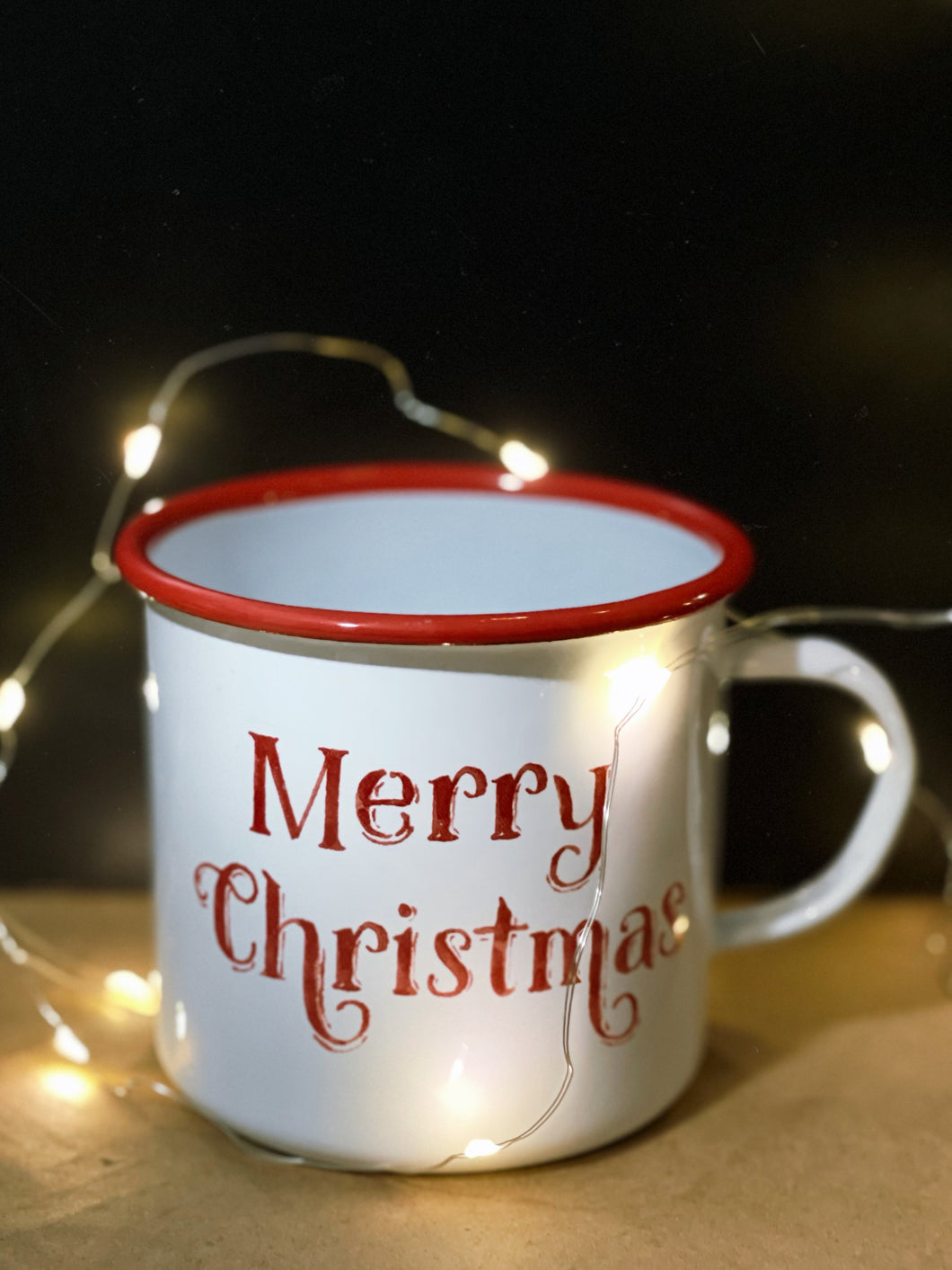 Merry Christmas Tin Mug